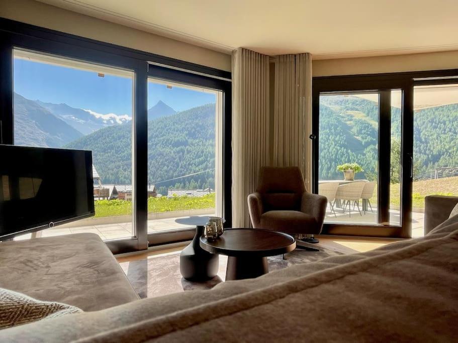 Hollywood 1 - A Luxury, Comfortable And Spacious Apartment Located Directly On The Slopes! Saas Fee Kültér fotó